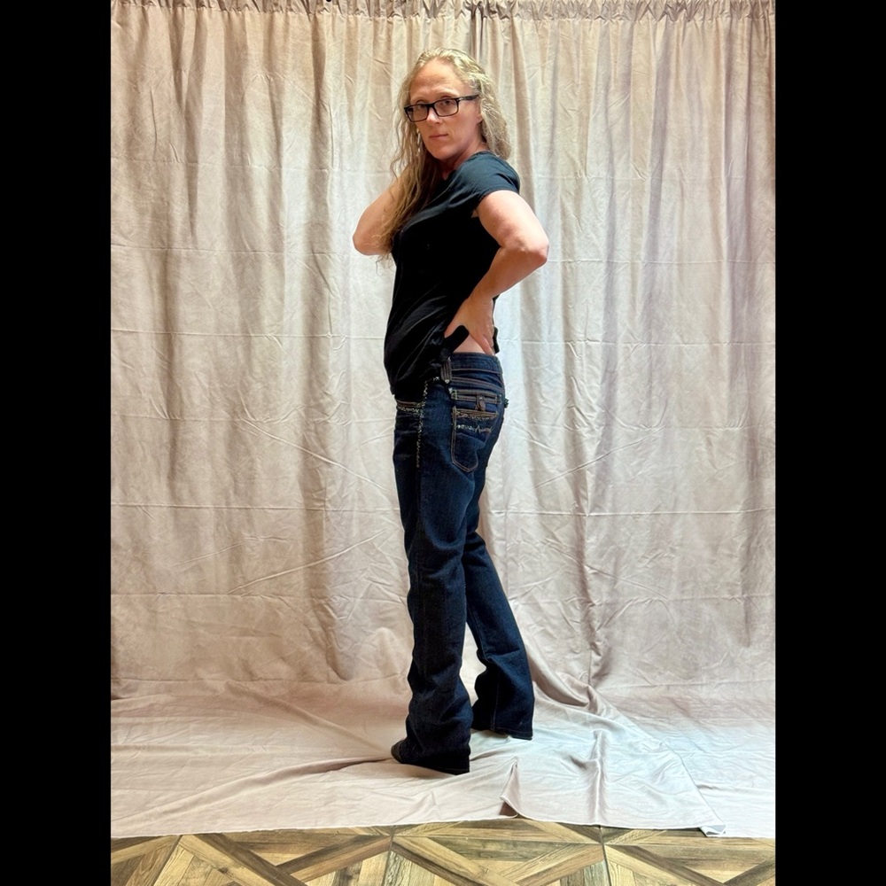 ✨ Tavernitti So Jeans – Sparkle Tape Detail – Size 31 ✨